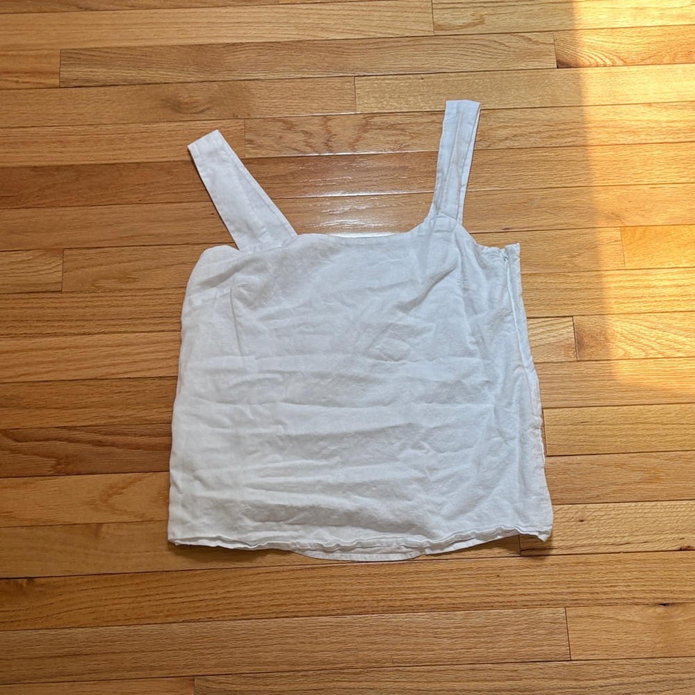 J. Crew Factory Crisp White Tank Top